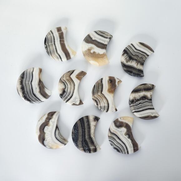 Coffee Calcite Heart Crystal Carving Grounding Crystals - Picture 2 of 10